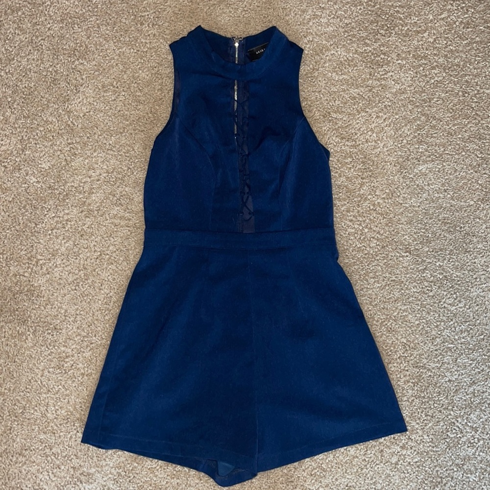 AKIRA BLUE ROMPER